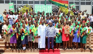 The award is given to whoever obtains the best results in the BECE
