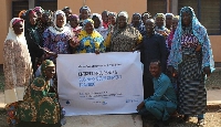 A group picture of the women after the workshop