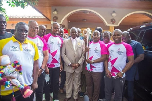 Today in History: Otumfuo receives Commonwealth Games baton at Manhyia Palace