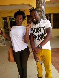 Ebony Reigns with her manager, Bullet of Ruff N Smooth