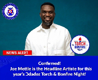 Gospel musician Joe Mettle is set to headline the 2026 edition of Ɔdadeɛ Torch and Bonfire Night