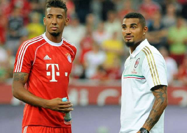 A photo of Jerome Boateng and Kevin-Prince Boateng