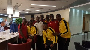Black Stars players in USA for the friendlies