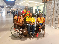 A photo of Ghana's Para Athletics team