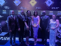 Reps from First Atlantic Bank at the GIPC Club 100 awards