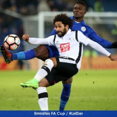 Daniel Amartey in action for Leicester