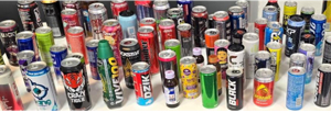 A file photo of global energy drinks