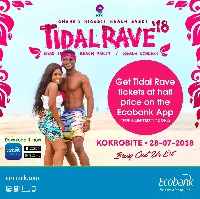 Tidal Rave is slated for Saturday, July 28, 2018