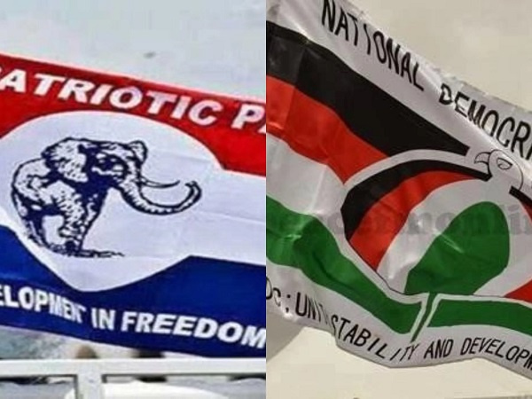 NDC and NPP flags