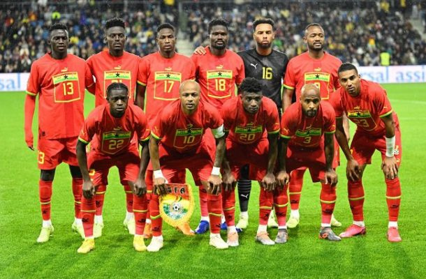 Black Stars in a group photo