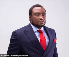 Dr Sam Ankrah is an independent presidential aspirant