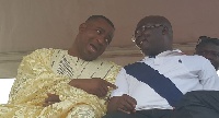 Chairman Wontumi (left) and Dr. Bawumia