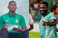 Black Stars assistant coaches, John Paintsil and Desmond Offei