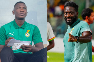 Black Stars assistant coaches, John Paintsil and Desmond Offei