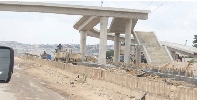 Ofankor to Nsawam road under construction