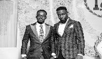 CEO of Menzgold, Nana Appiah Mensah and rapper Sakodie