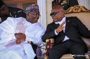 Vice President Dr Mahamudu Bawumia with President Nana Addo Dankwa Akufo-Addo