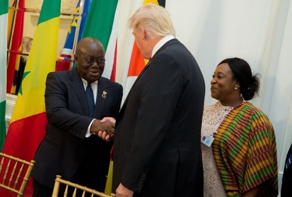 President Akufo-Addo with President Donald Trump