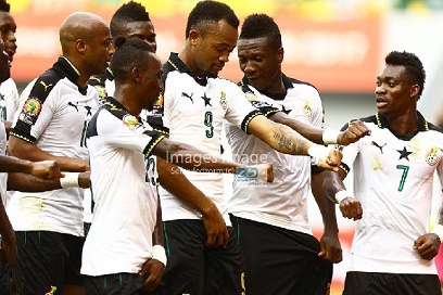 Captain Asamoah Gyan is still recovering from the injury he suffered in the last game