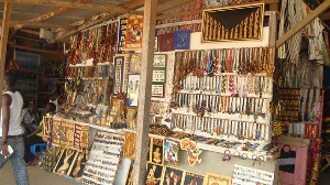 This picture displays varieties of Ghana made goods