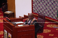 Speaker of Parliament, Mike Oquaye