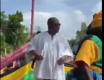 Watch as President Mahama dances at Ghanaian Village in Jamaica