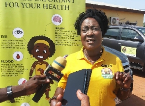 Coordinator for the Ghana National Eggs Campaign Secretariat (GNECS),  Mrs Comfort Kyerewa
