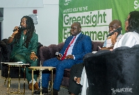 Rocky Dawuni and keynote speakers at the summit