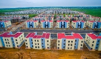 Aerial shot of the Saglemi Housing estates