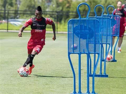 Christian Atsu made his debut for the Cherries on Tuesday night