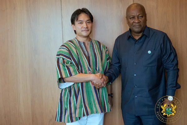 CEO and founder of Degas Limited Doga Makiura with President