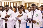 Some of the students who were ushered into the school's clinical study