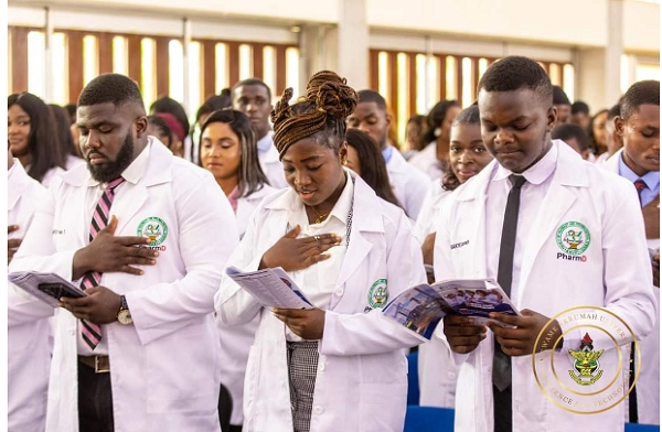 Some of the students who were ushered into the school's clinical study