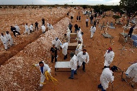 File photo: At least 16 more mass graves have yet to be unearthed