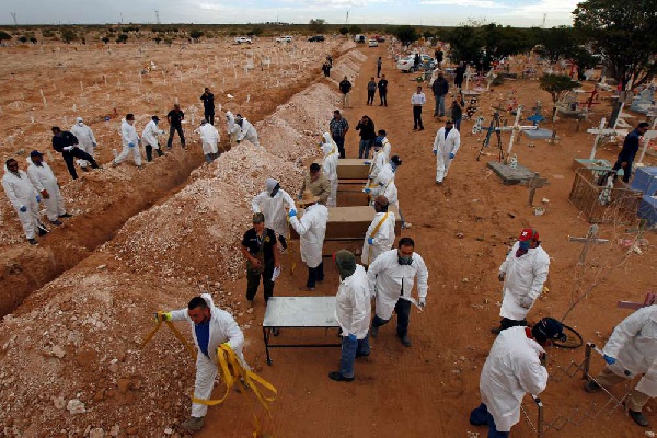 File photo: At least 16 more mass graves have yet to be unearthed