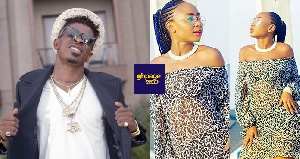 Shatta Wale and Rosemond Brown