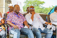 Dr Mohammed Amin Adam with Bawumia at a function