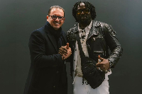 Vice president of Partizan Belgrade, Predrag Mijatović and Former Black Stars striker, Prince Tagoe