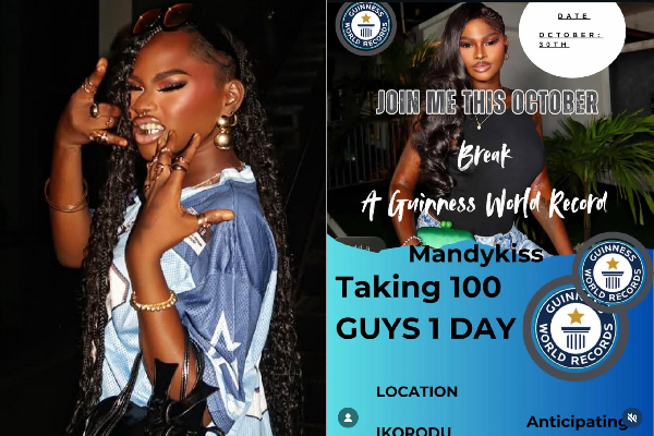 Mandy Kiss is a Nigerian adult content creator