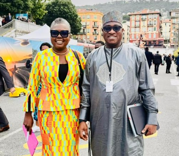 Fisheries minister, Emelia Arthur and the late Dr Murtala Mohammed