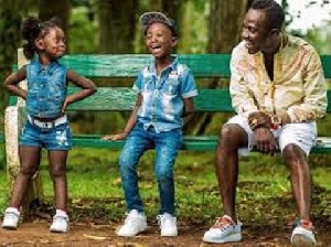 We’re not exploiting our children – Okyeame Kwame’s wife