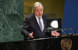 United Nations Sec-Gen Antonio Guterres lays out his priorities for 2026 to a UN General Assembly