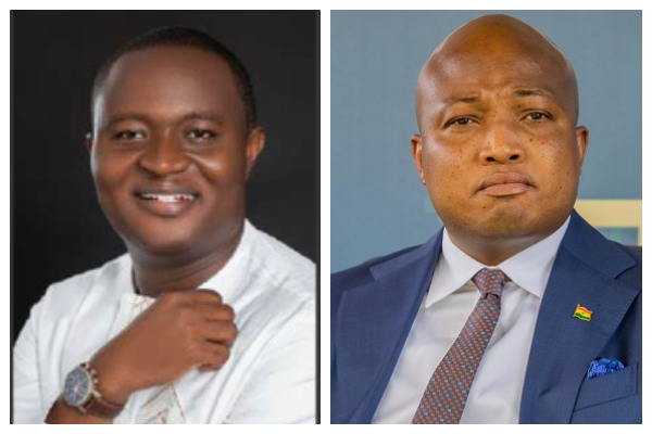 Kwesi Kwarteng (L) and Samuel Okudzeto Ablakwa