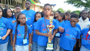 Some of the students competing in the competition