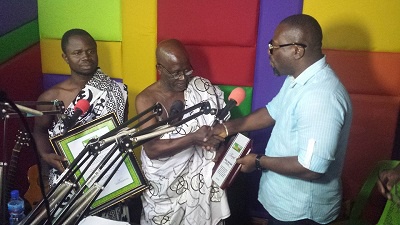 Agya Koo Nimo receives award from Okay fm