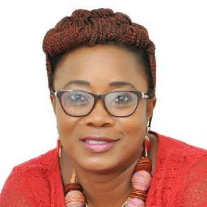 Member of Parliament for Agona West in the Central Region, Hon. Cynthia Maamle