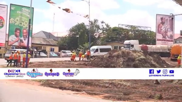 Work begins on the Suame Interchange