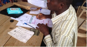 An ongoing voter's registration