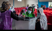 Ethiopians cast their votes in the general election in the capital Addis Ababa, June 21, 2021