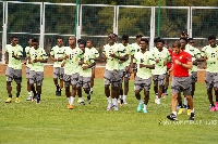 Black Meteors players come up against Guinea